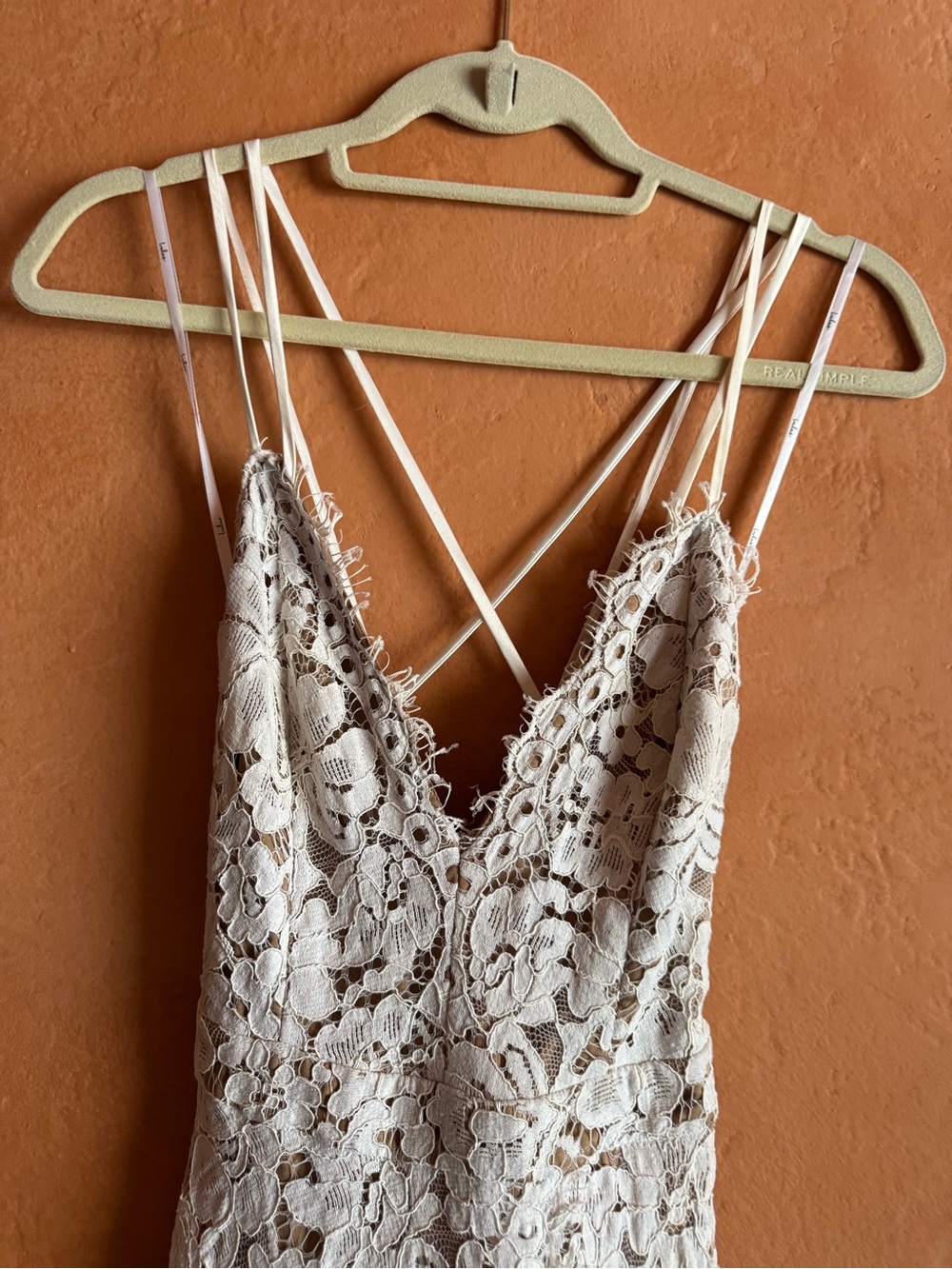 Lulus Love of Details White Lace Maxi Bodysuit Bridal Size Small - Picture 3 of 9